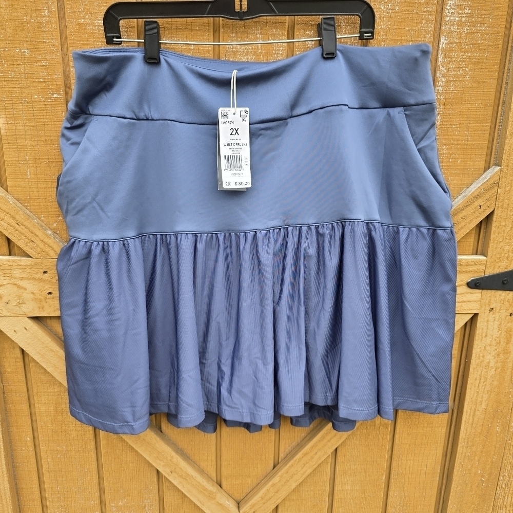 Women's Blue Tennis Skirt